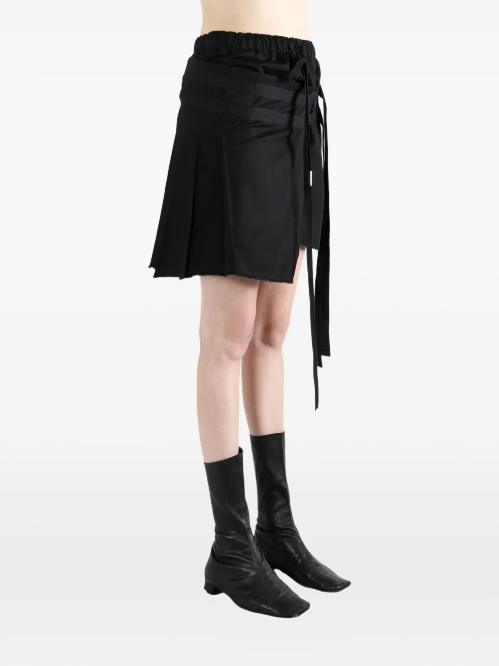 Ann Demeulemeester Ava asymmetric mini skirt - Nero