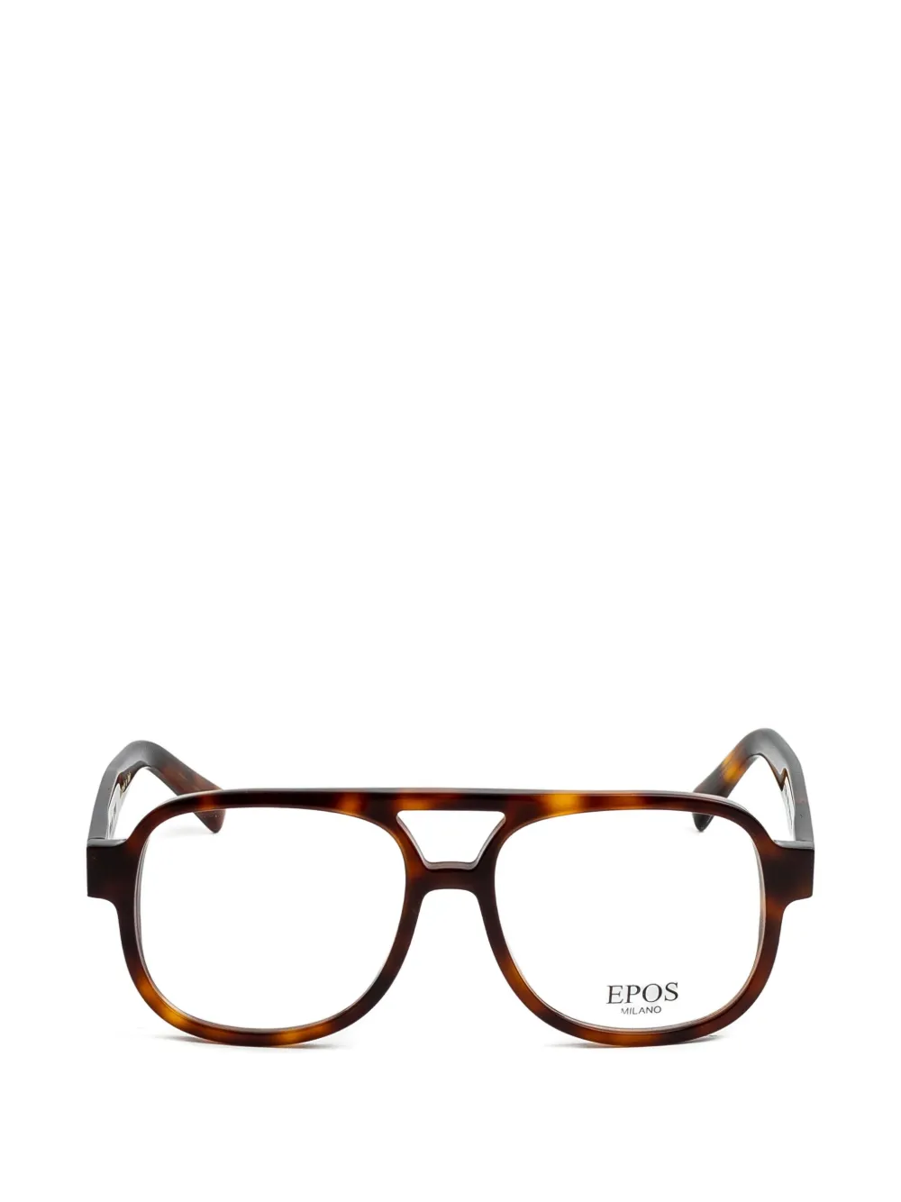 Epos Steno pilot-frame glasses - Marrone