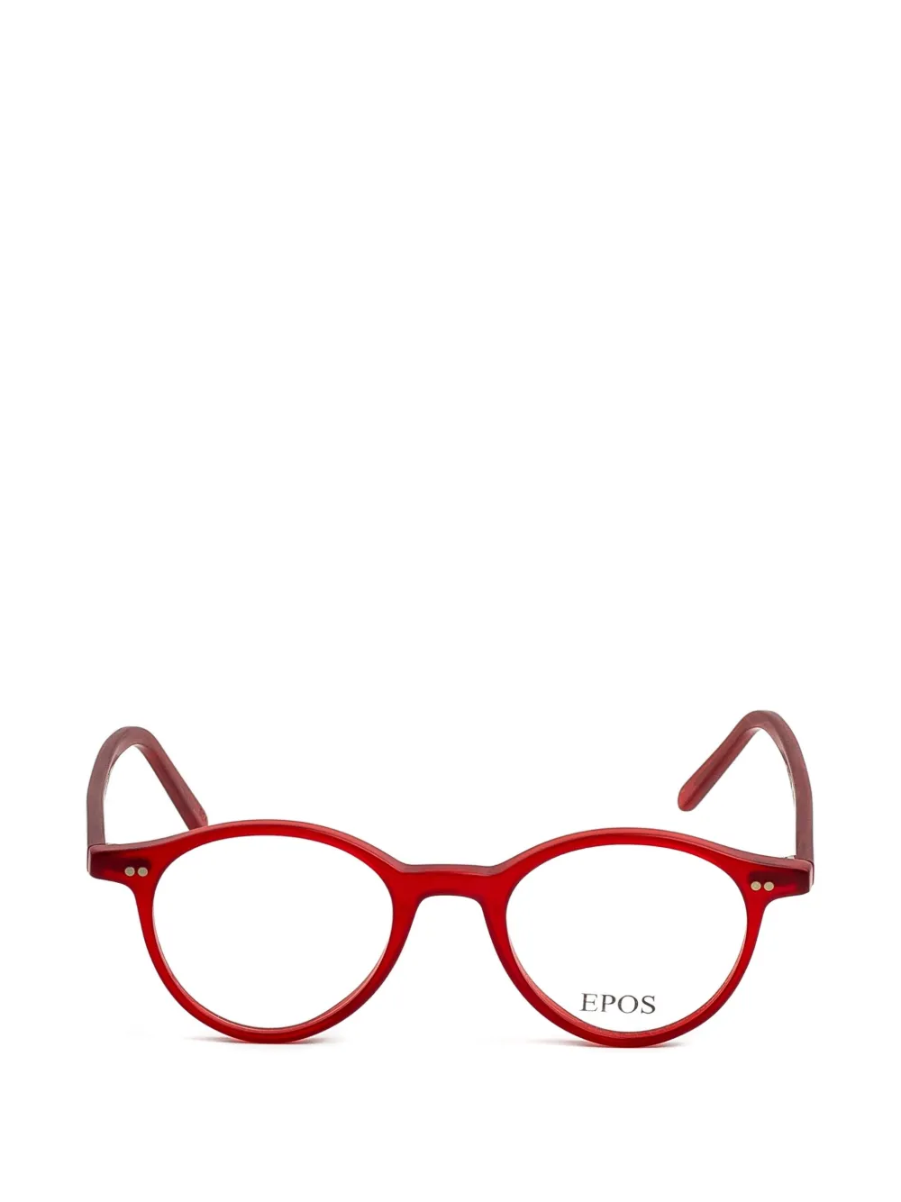 Epos New Pan Round-frame Glasses In Red