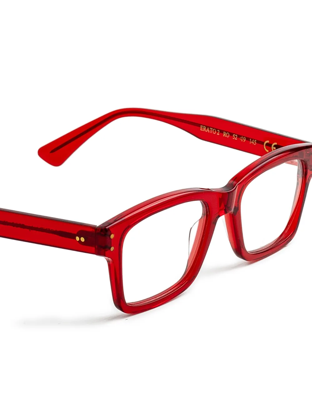Epos Erato 2 bril met vierkant montuur Rood