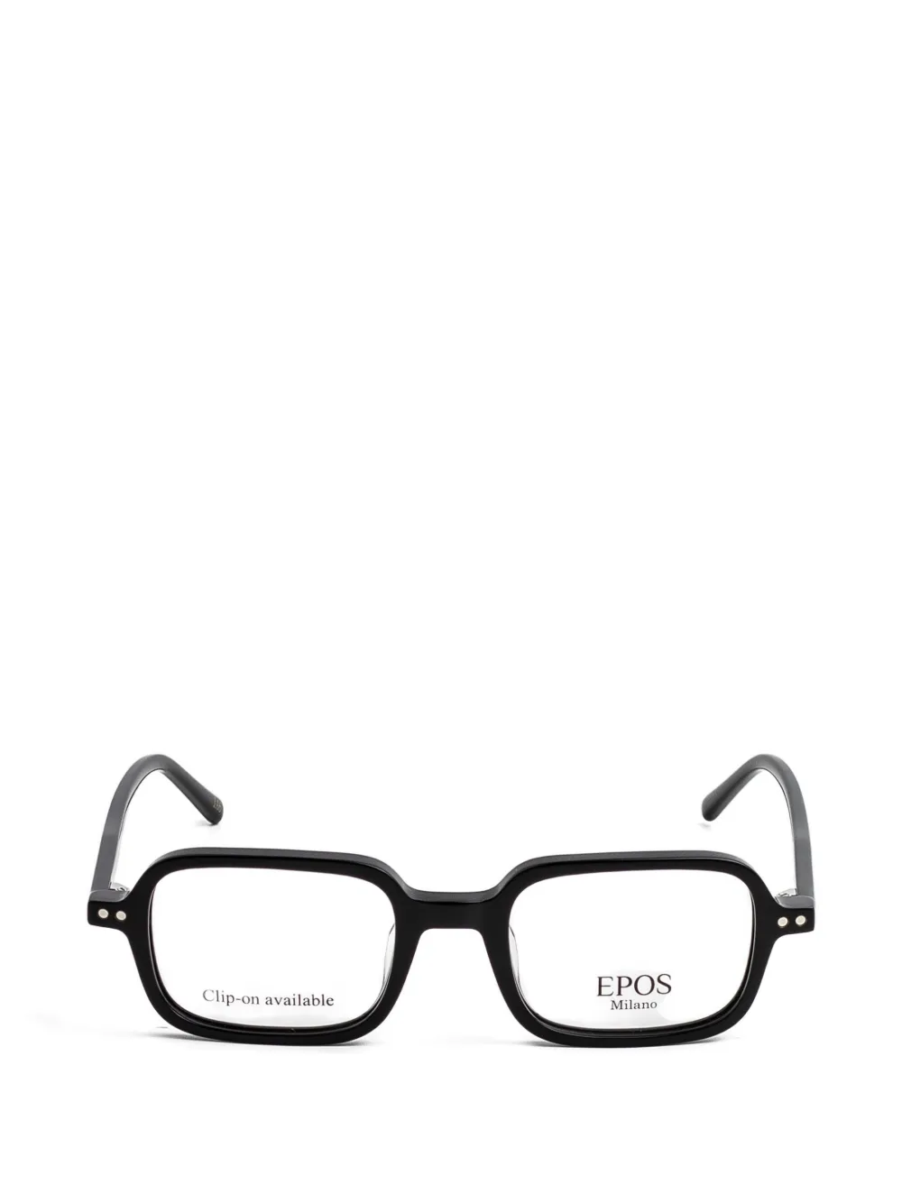 Epos ANG clip-on square-frame glasses - Nero