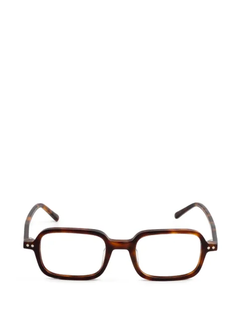 Epos Ang tortoiseshell-effect clip-on glasses