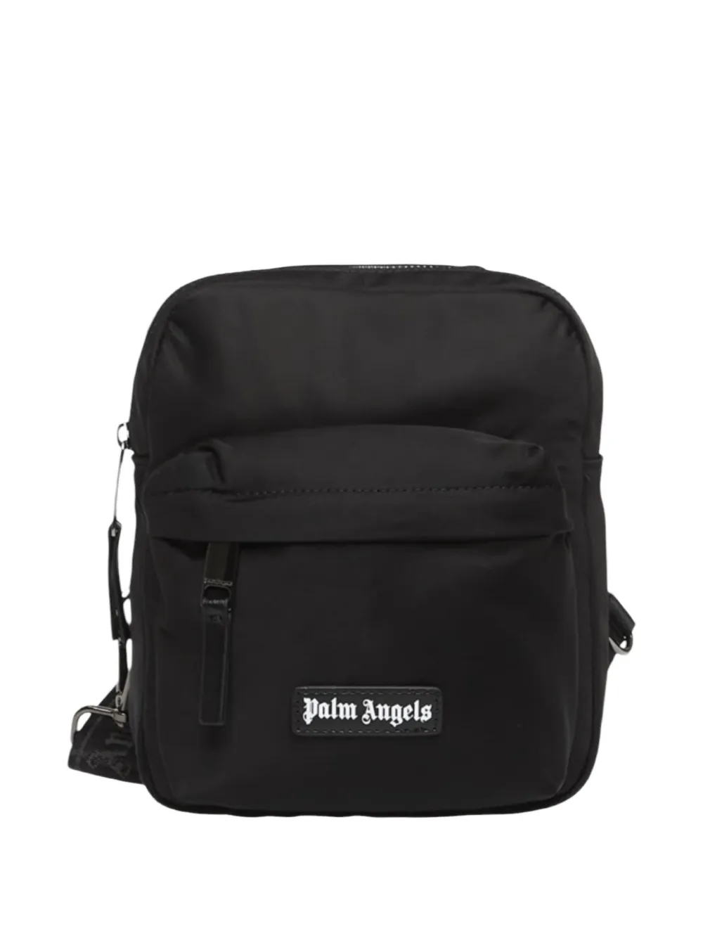Palm Angels logo-patch crossbody bag - Nero