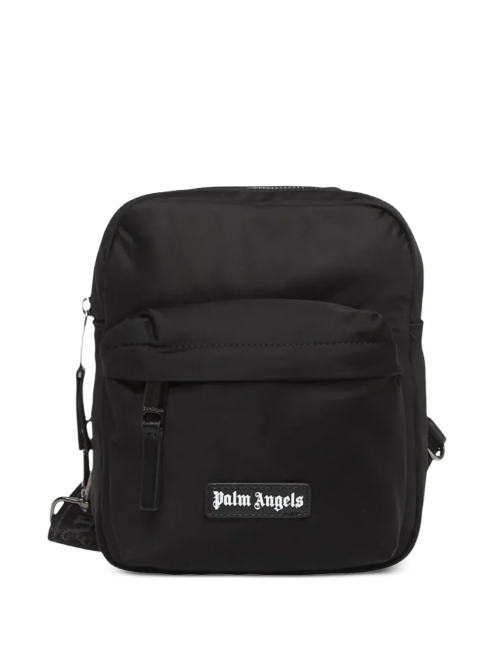 Palm Angels logo-patch crossbody bag - Nero