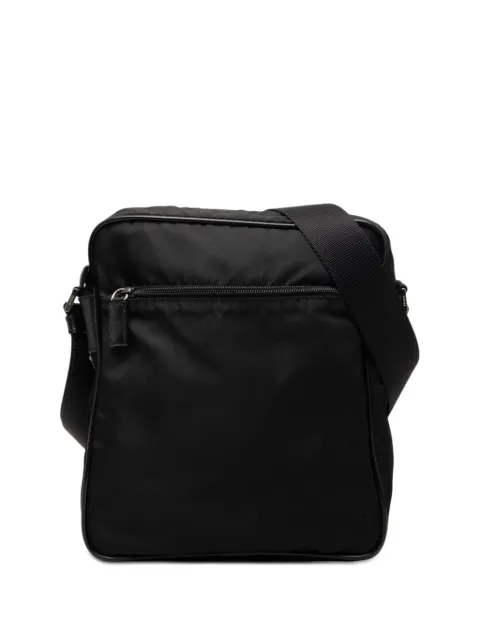 Prada Pre-Owned 2013-2026 Tessuto Zip Top Umhängetasche