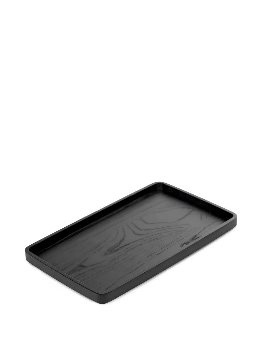 Serax Wood-grain Rectangular Tray In Black
