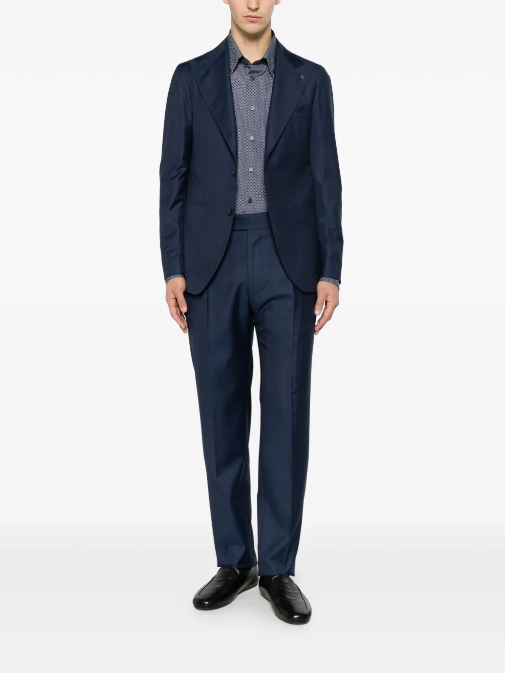Ferragamo Shirt met monogram Blauw