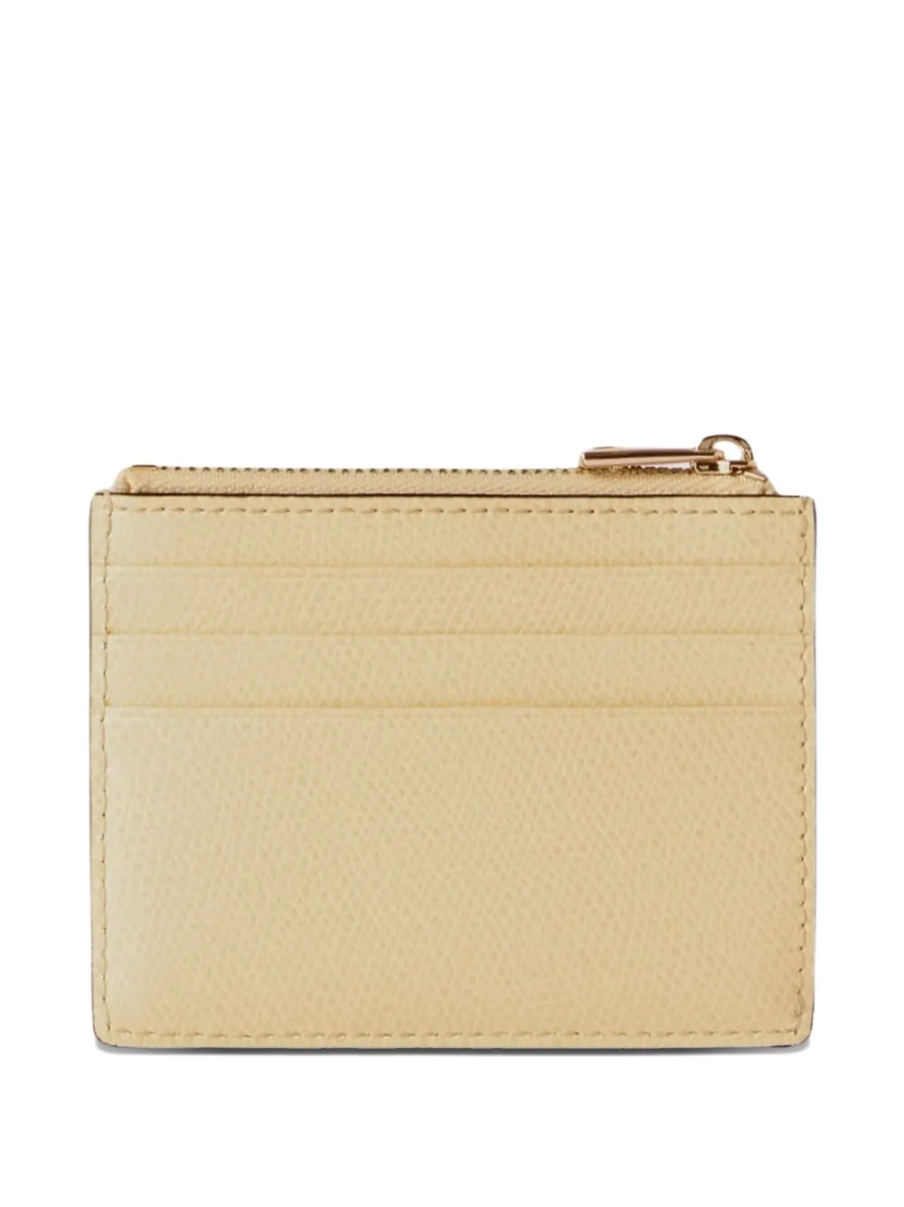 Furla S Camelia leren pasjeshouder met textuur Beige