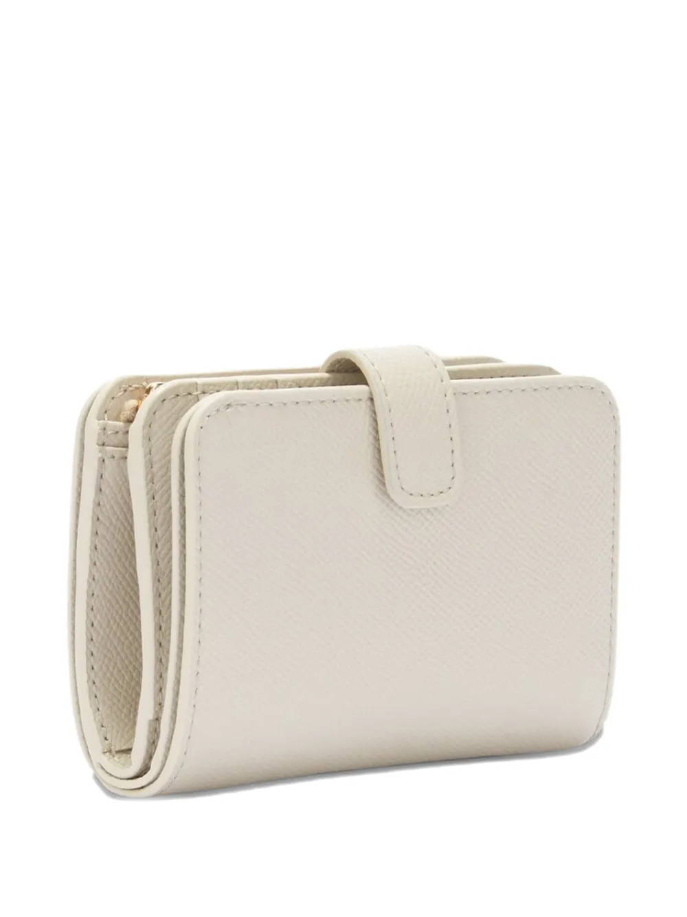 Furla S Classic Compact logo-plaque wallet - Bianco