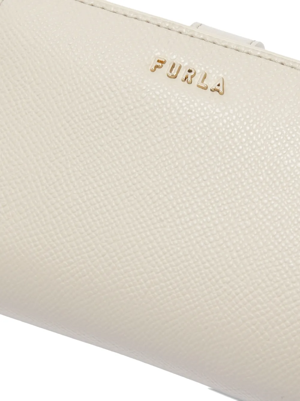 Furla S Classic Compact portemonnee met logoplakkaat Wit