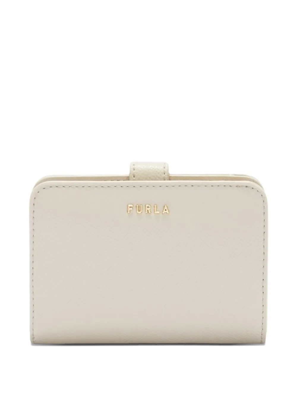 Furla S Classic Compact logo-plaque wallet - Bianco