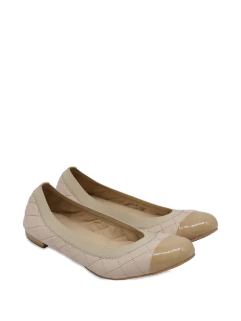 Stuart Weitzman quilted ballet flats