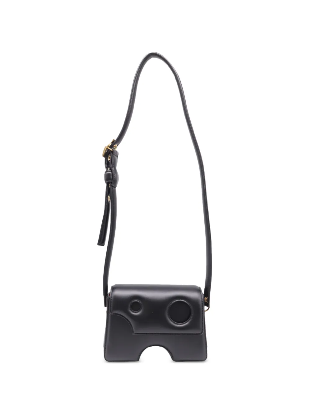 Off-White Pre-Owned Burrow-22 cutout shoulder bag - Nero