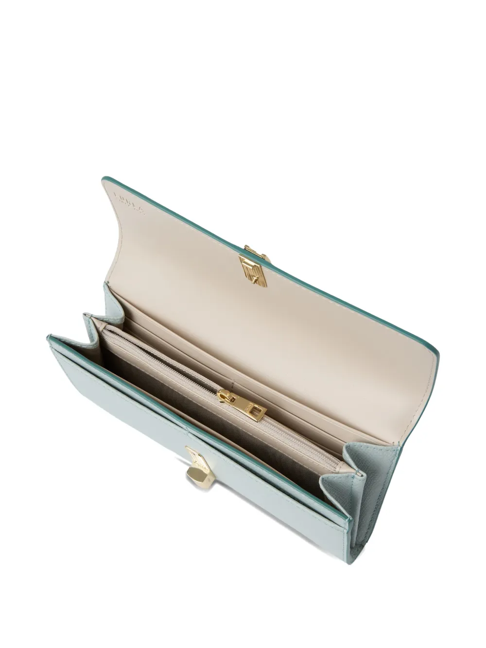 Furla Leren portemonnee Blauw