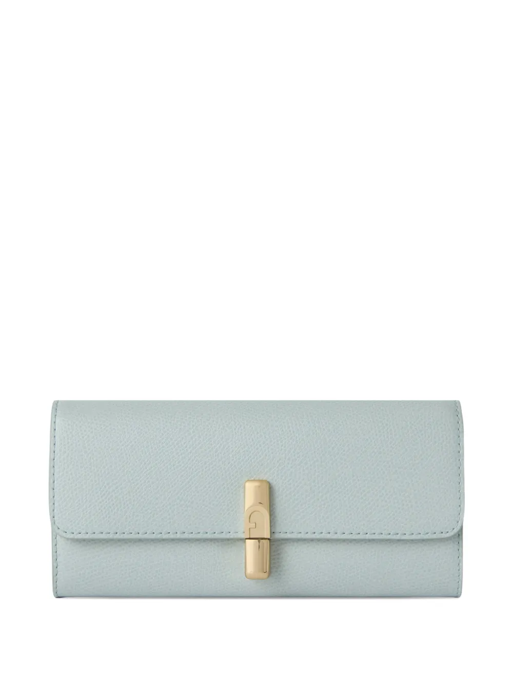 Furla XL Iride textured leather wallet - Blu
