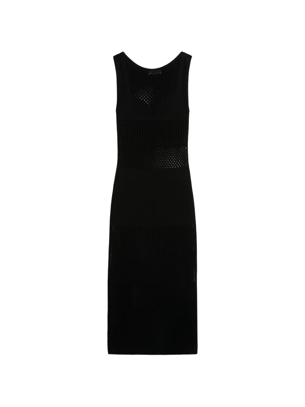 Sportmax ribbed-knit midi dress - Nero