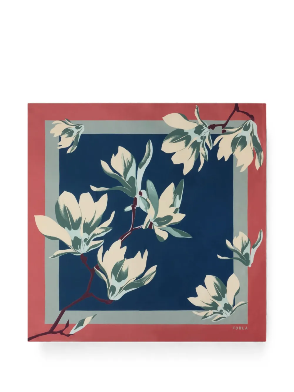 Furla Tortona carré scarf - Blu