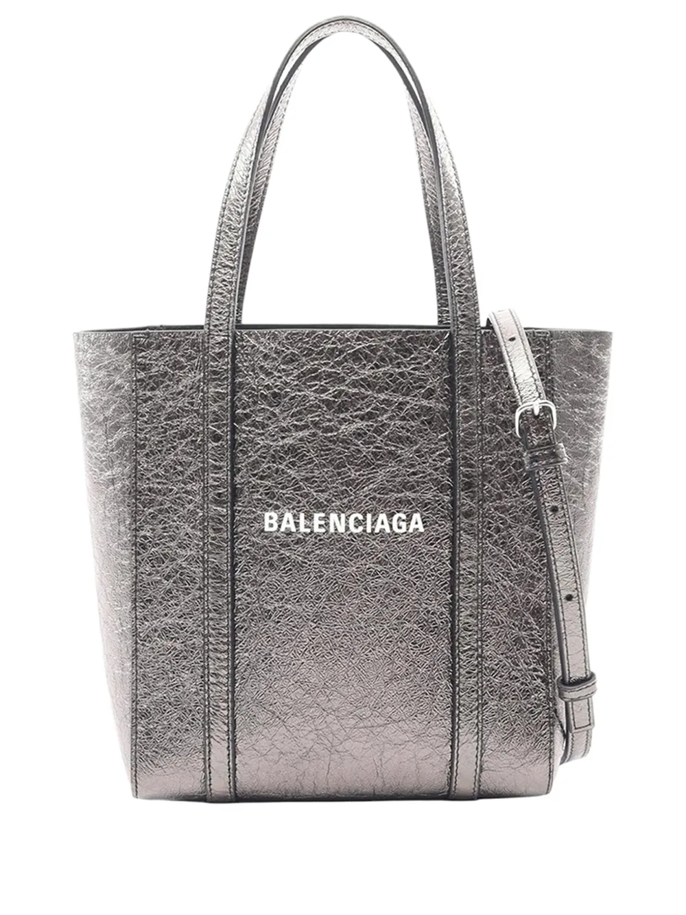Balenciaga Pre-Owned 2018-2026 Metallic Everyday Tote XXS satchel - Grigio