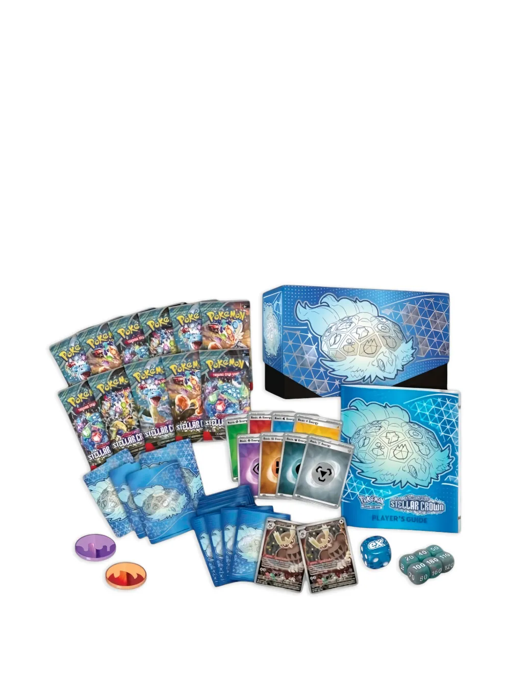 Pokemon Scarlet & Violet Stellar Crown Elite Trainer Box - Blau