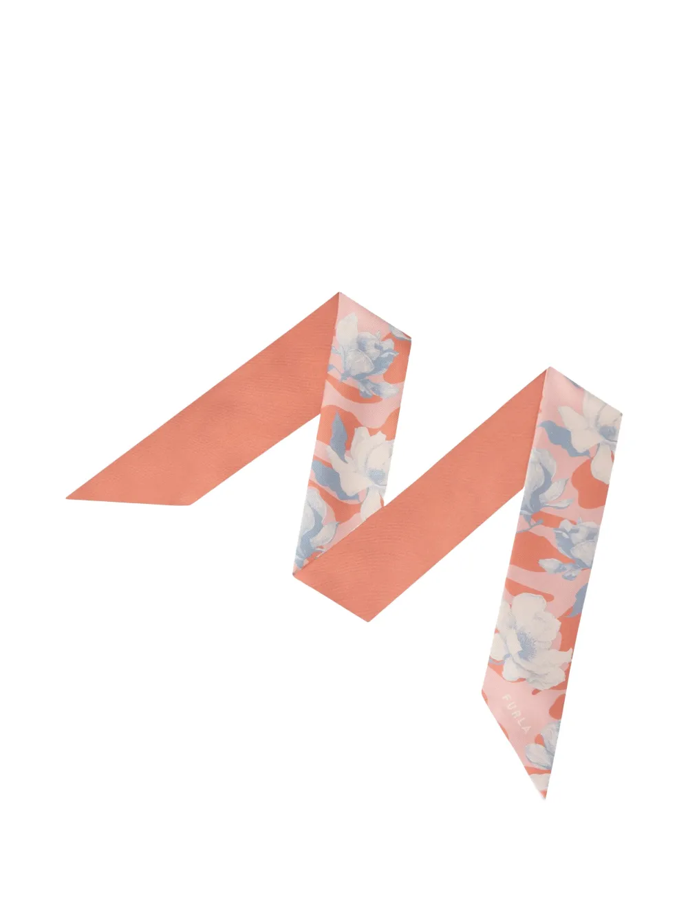 Furla Metropolis floral-print scarf - Arancione