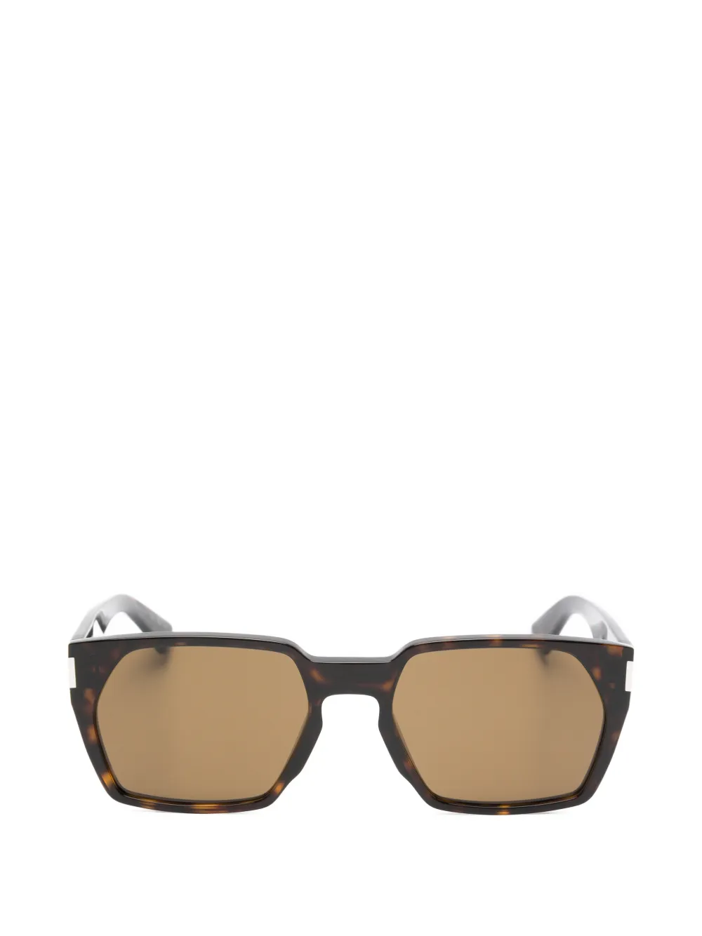 Saint Laurent Eyewear SL 894 geometric-frame sunglasses - Braun