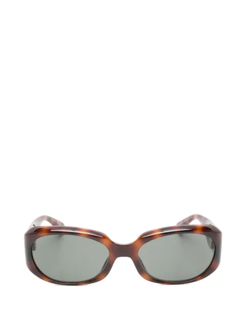 Saint Laurent Eyewear tortoiseshell-effect round-frame sunglasses