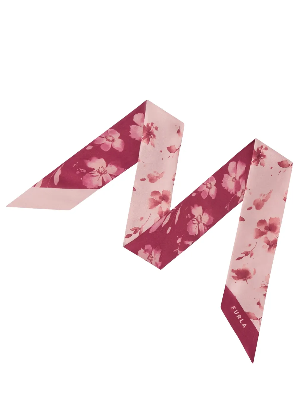 Furla Metropolis sjaal met bloemenprint Roze