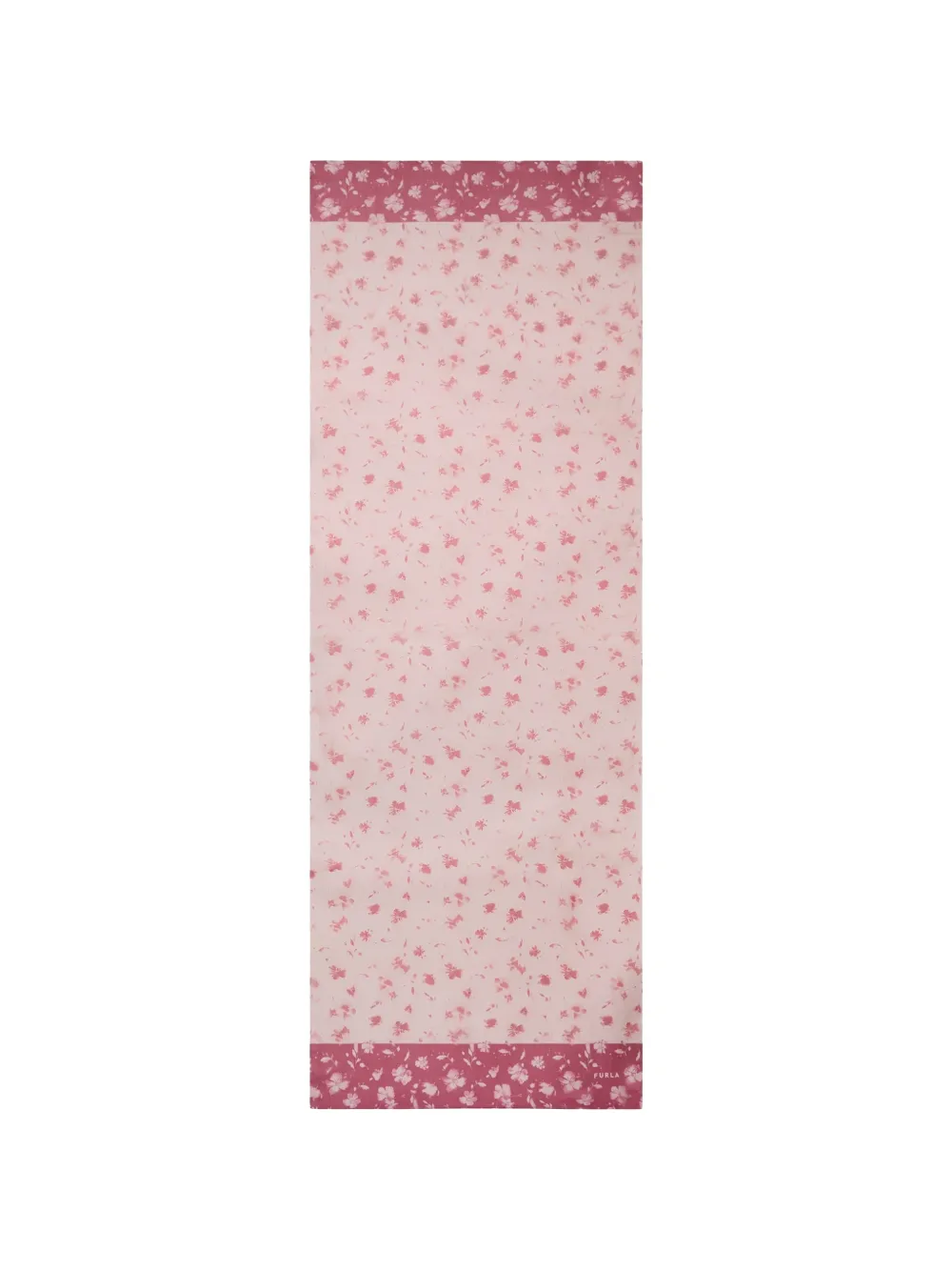 Furla Primavera sjaal met bloemenprint Roze