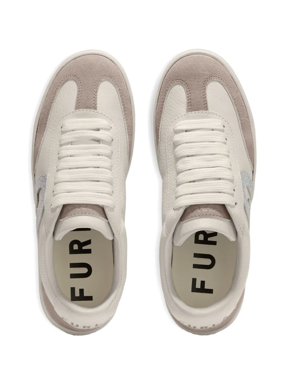 Furla Step glitter-embellishment sneakers Wit