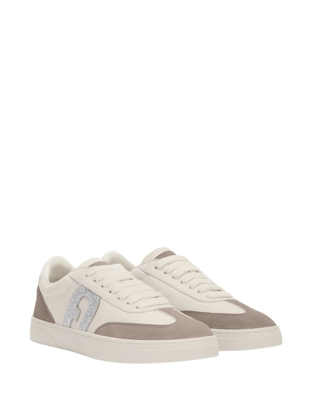 Furla Step glitter-embellishment sneakers Wit
