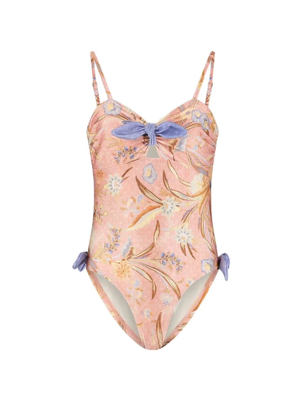 ZIMMERMANN Kids floral-print swimsuit - Rosa
