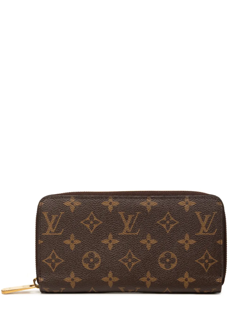 Pre-owned Louis Vuitton 2018 Monogram Zippy Wallet Long Wallets In Brown