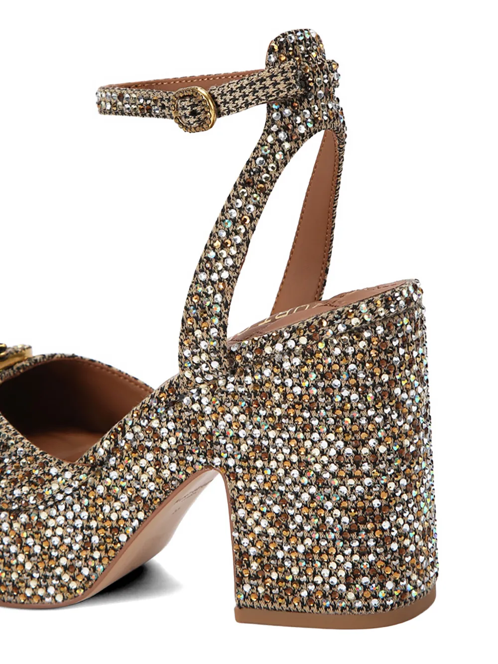 Kurt Geiger London Chelsea sandalen verfraaid met kristallen Beige