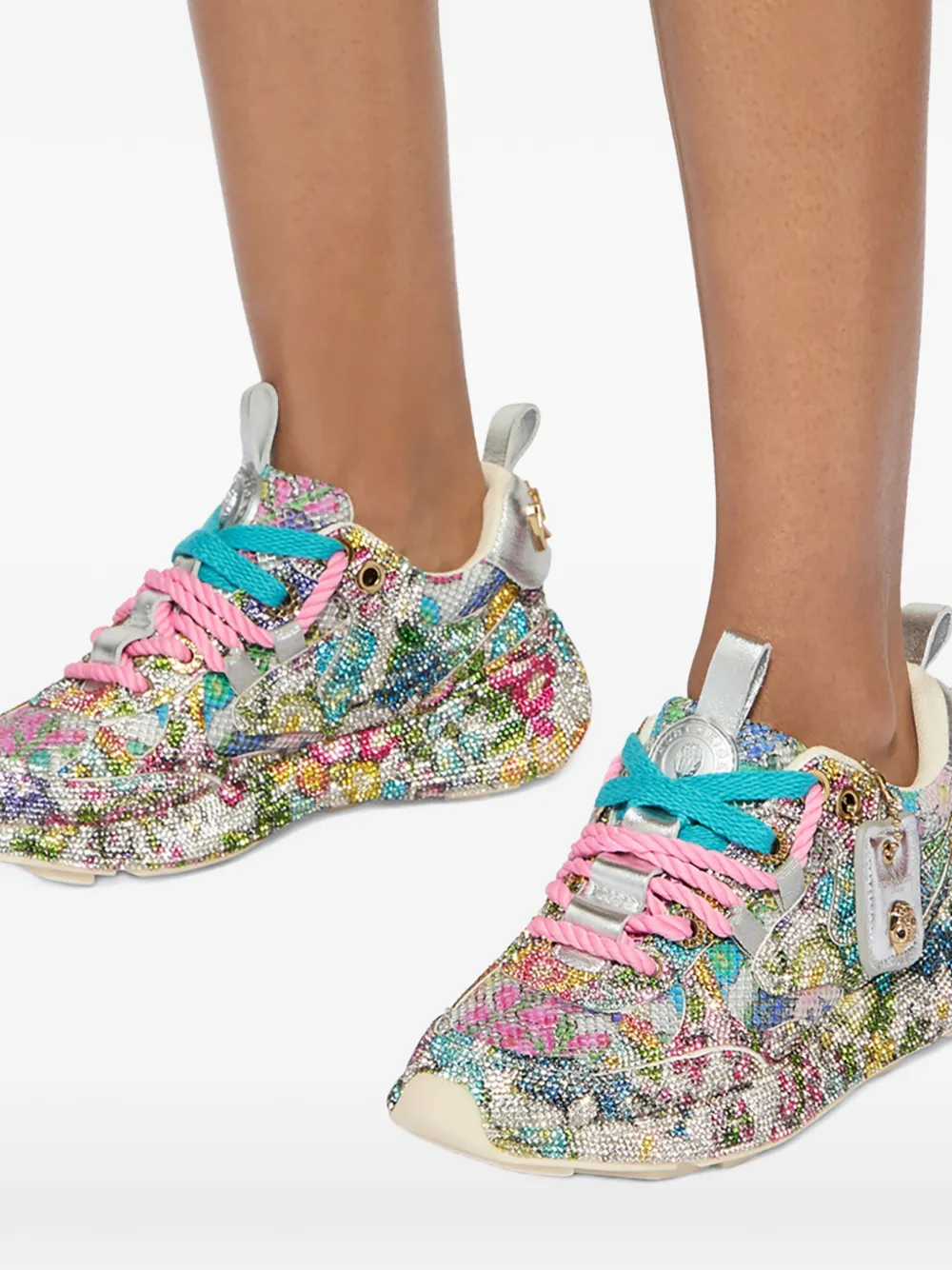Kurt Geiger London Kurt Runner sneakers met pailletten Wit