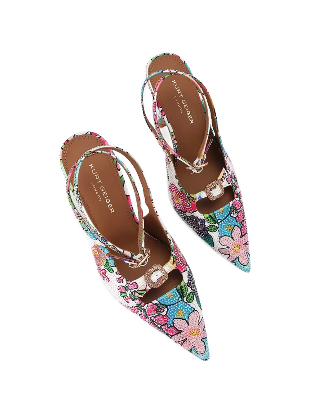 Kurt Geiger London 2 Buckle Point Court pumps Wit