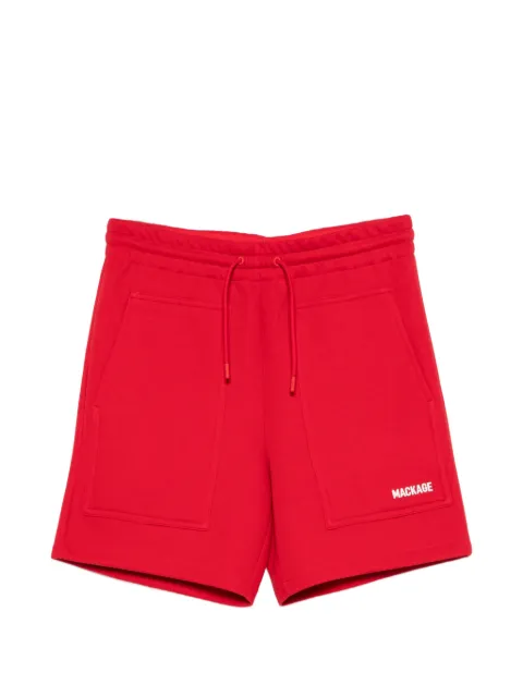 Mackage Elwood-R logo-print drawstring shorts