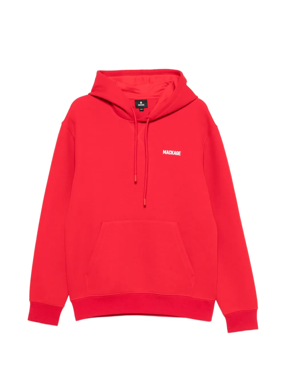 Mackage Konton-Z logo-print drawstring hoodie - Rosso
