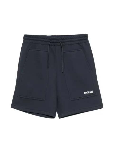 Mackage Elwood-R logo-print drawstring shorts