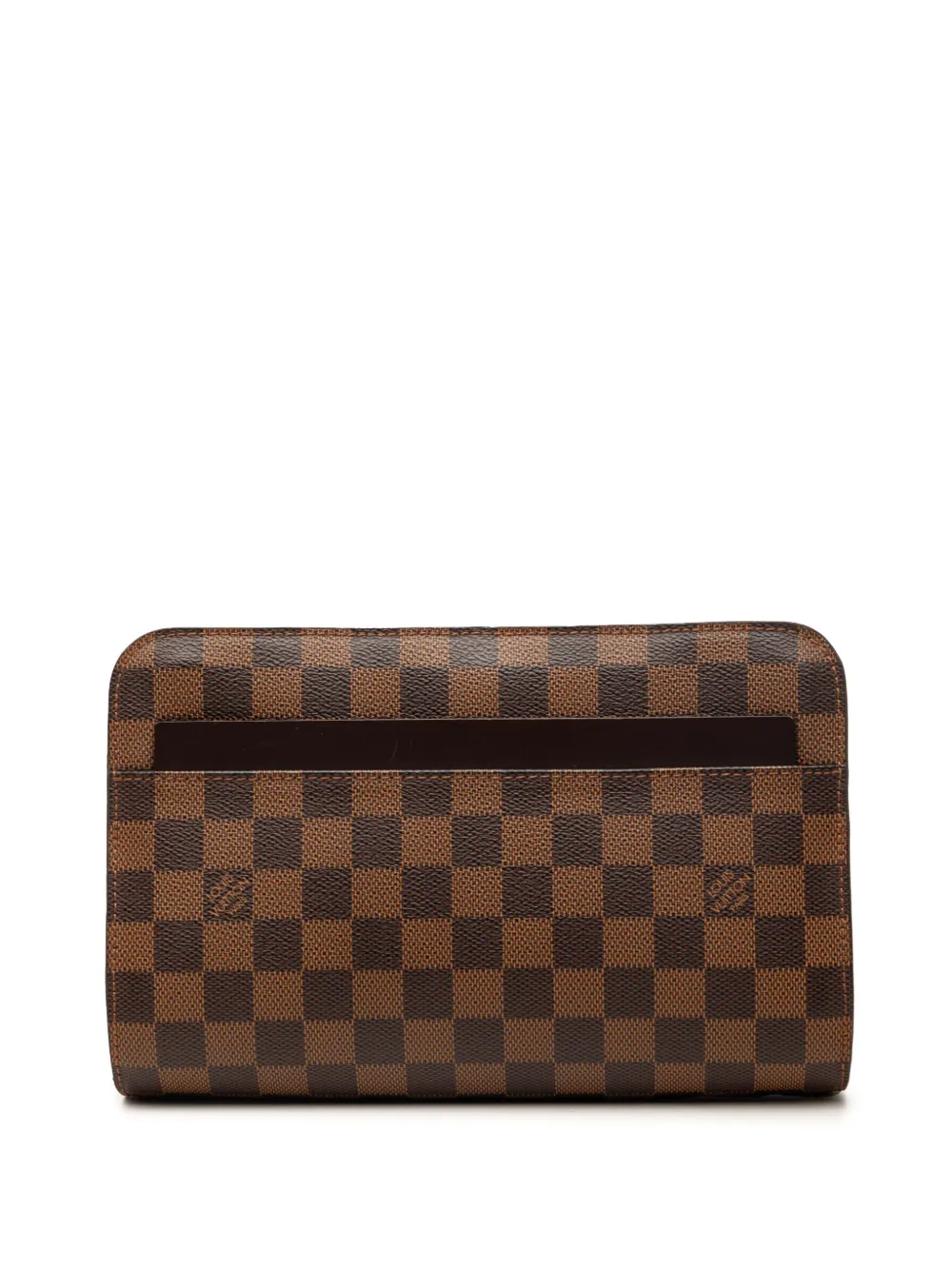 Louis Vuitton Pre-Owned 2010 Damier Ebene Saint Louis Pochette clutch bag - Brown