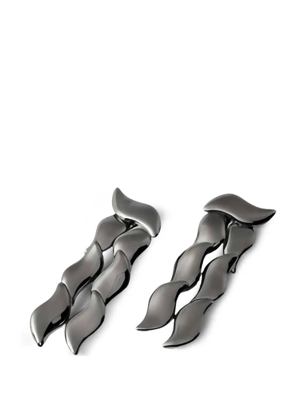 Valentino Garavani Shadowshine drop earrings - Silber