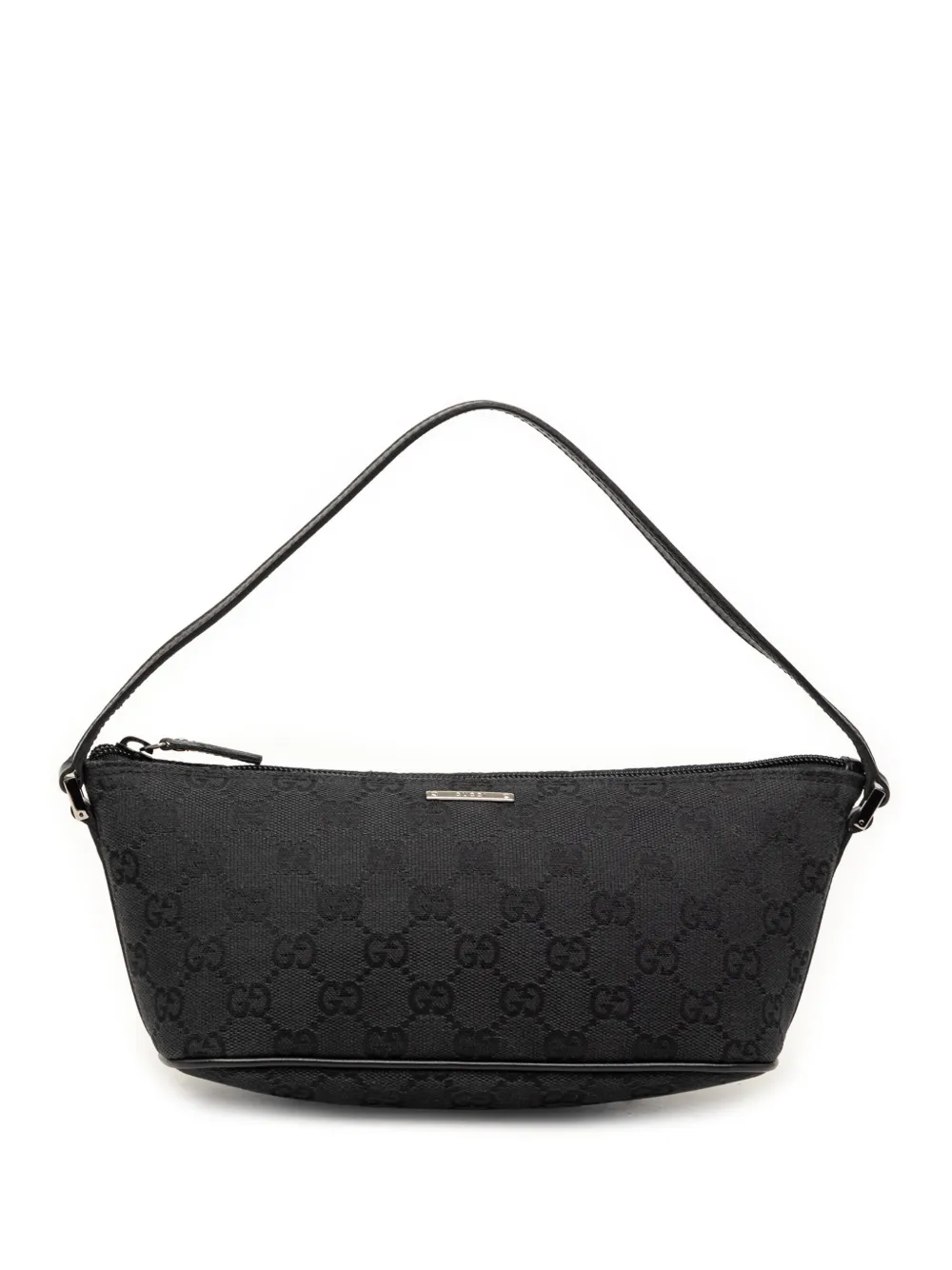 Gucci Pre-Owned 2000-2015 GG Canvas Boat shoulder bag - Nero