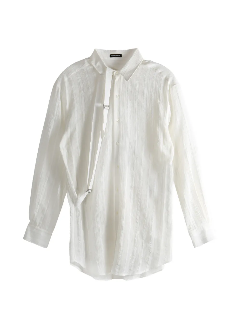 Ann Demeulemeester Ebba strap-detail shirt - Toni neutri