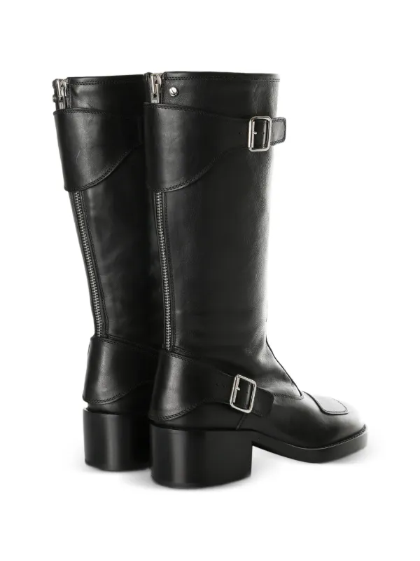 Ann Demeulemeester Balo バイカーロングブーツ | ブラック | FARFETCH JP