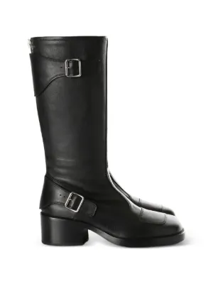 Ann Demeulemeester Sarith Engineer バイカーブーツ | ブラック