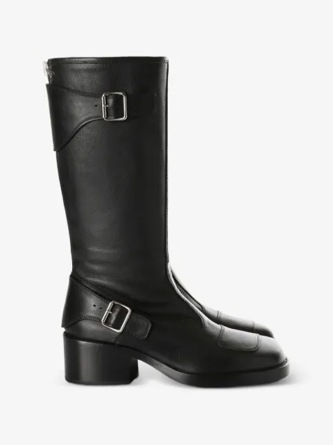 Ann Demeulemeester Balo buckle-detail knee-high biker boots