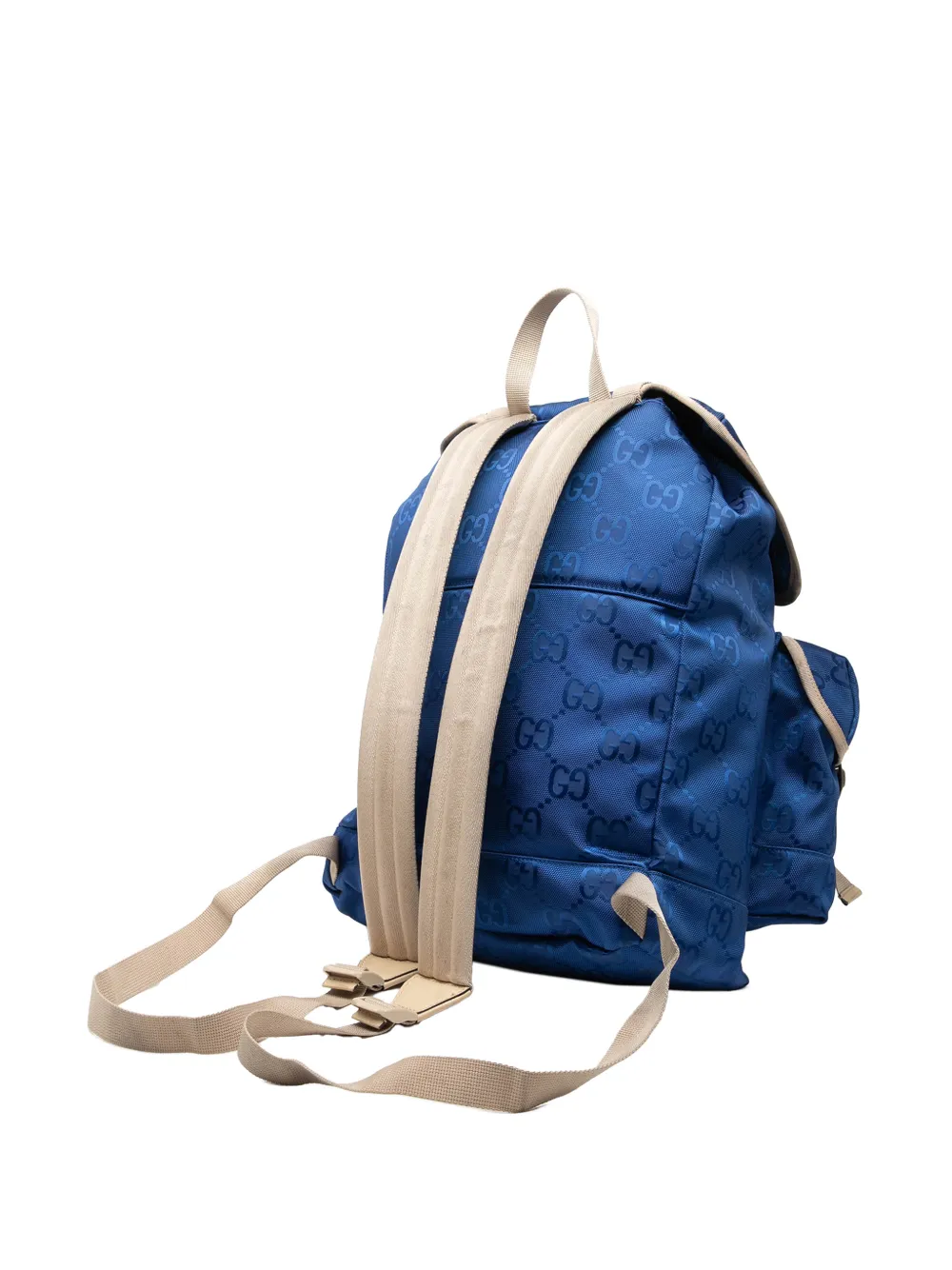 Gucci Pre-Owned 2016-2026 GG Nylon Off The Grid Backpack | Blue