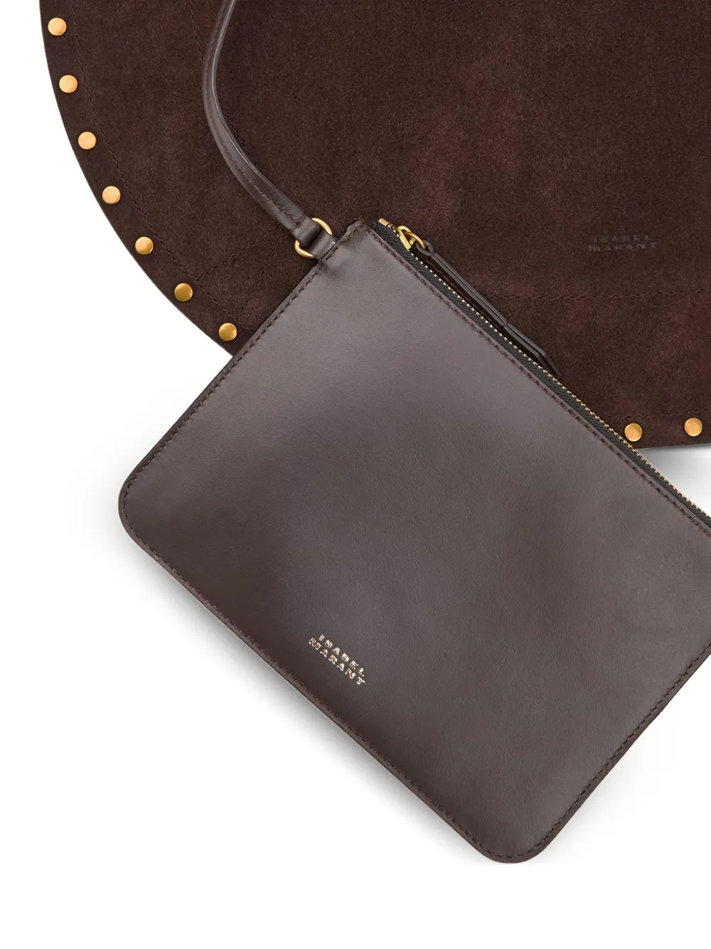 ISABEL MARANT Oskan Hobo Soft schoudertas Bruin