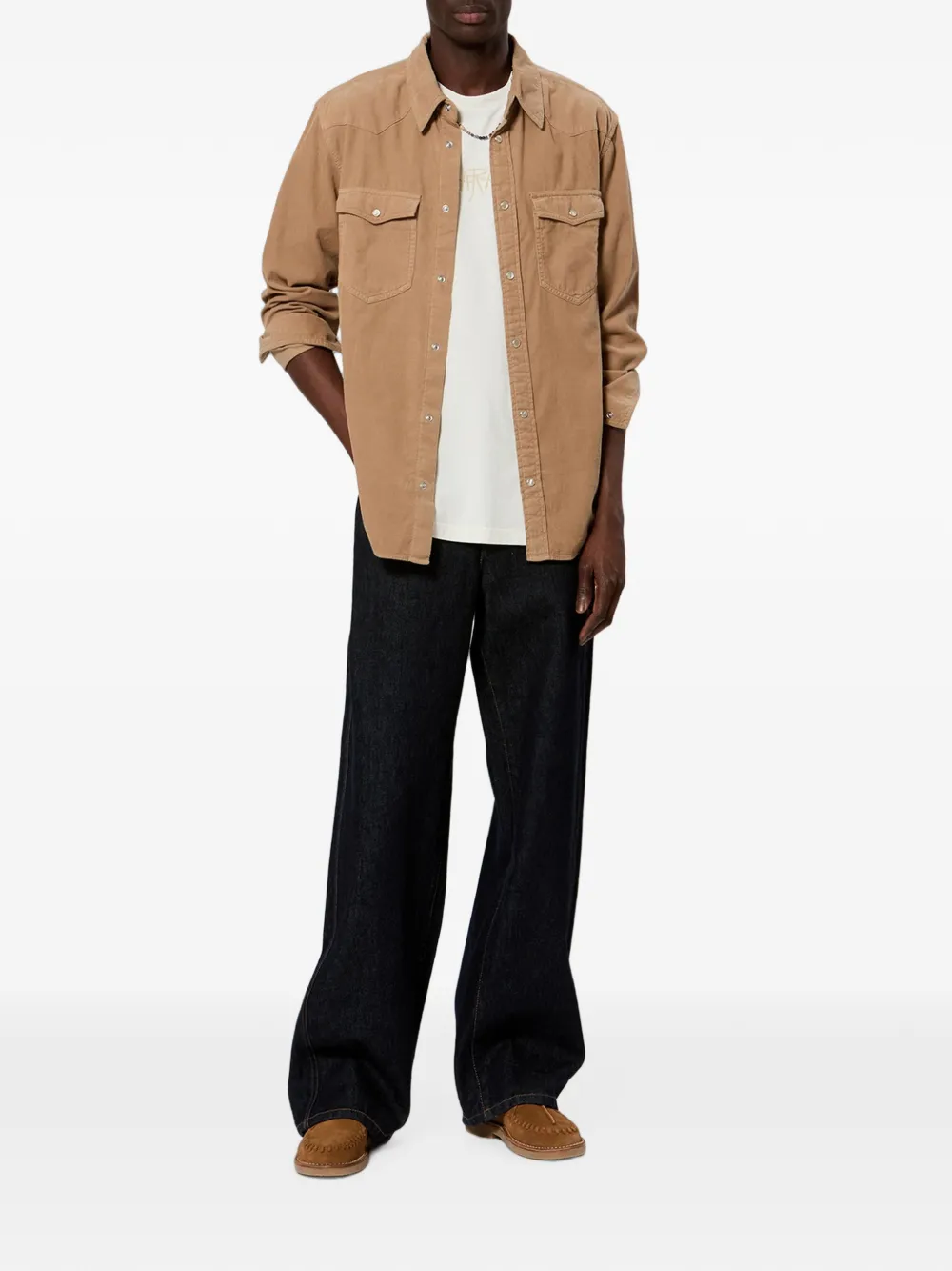MARANT Vasco overhemd Beige