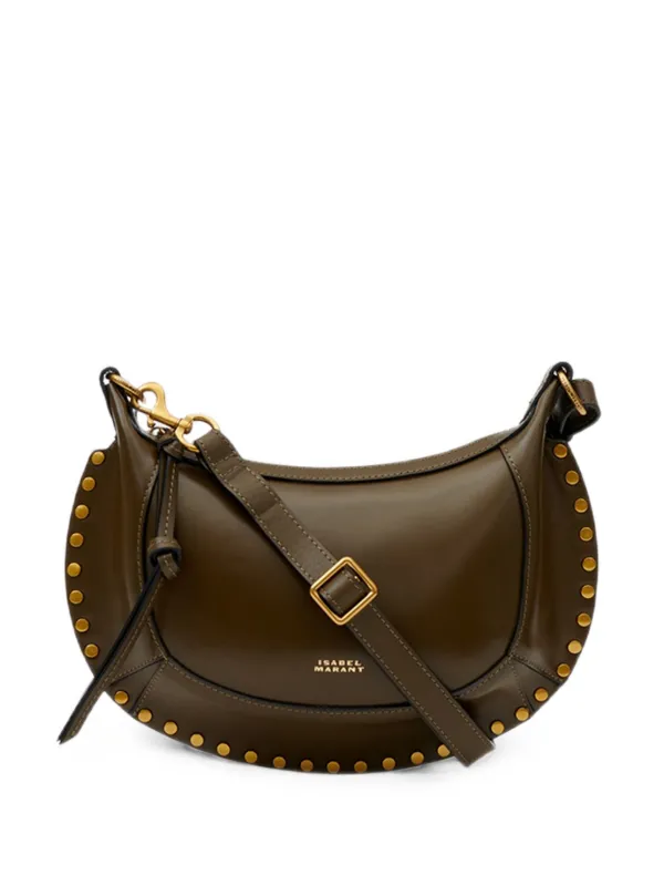 Isabel Marant Oskan Moon Bag in Brown