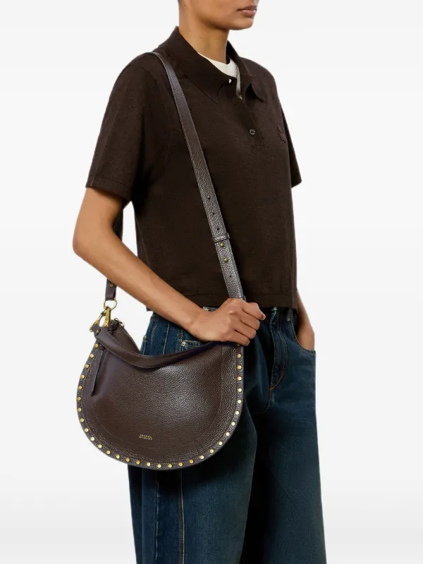 ISABEL MARANT Oskan Soft Zip shoulder-strap Bag | Brown | FARFETCH ZA